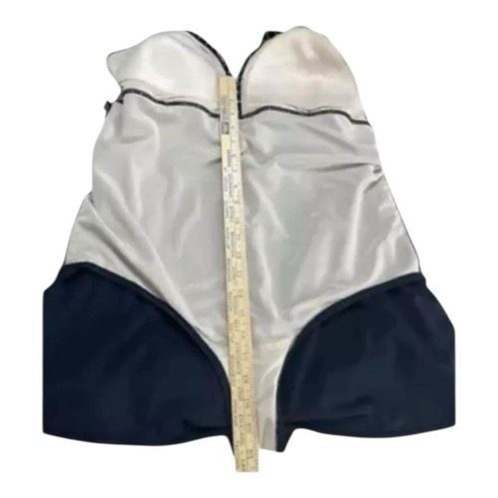 Avenue Swim Dress One Piece Bathing Suit Plus Size 22 Black White Skirt Swimwear - Picture 9 of 14